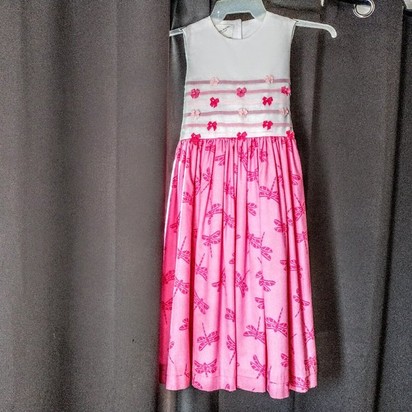 Butterfly Long Dress Flower Girls Size 10 NWOT - Picture 1 of 6